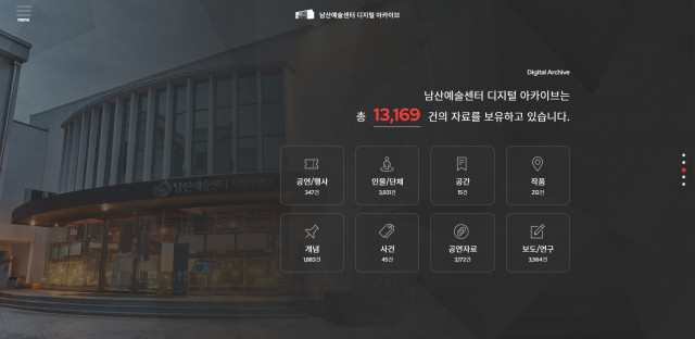 서울문화재단, ‘남산예술센터 디지털 아카이브’ 오픈